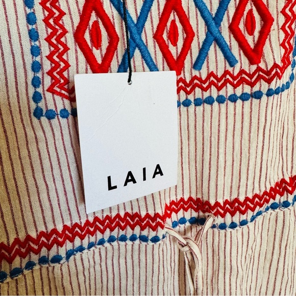 Boho Bohemian Sleeveless Dress with Embroidered Details - Picture 5 of 5